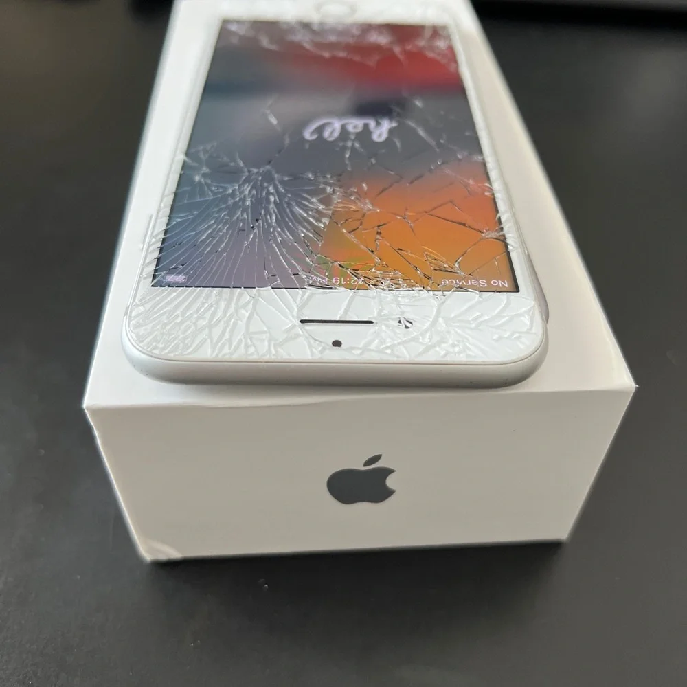 Apple glass cracked